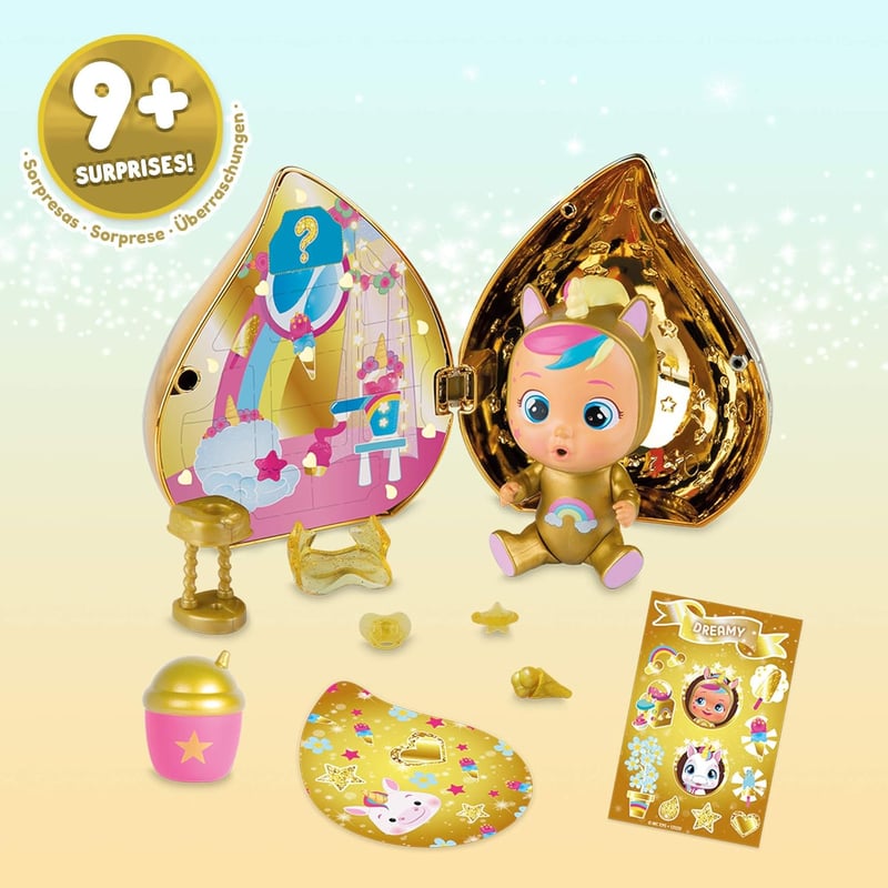 CRY BABIES Cry Babies Bebes Llorones Lagrimas Magica Golden Dorados falabella