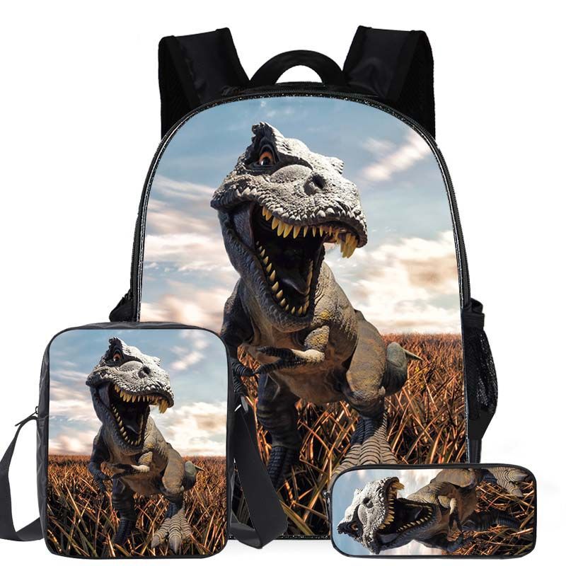 Set Mochila Lonchera Estuche Dinosaurio BLWOENS Linio Chile
