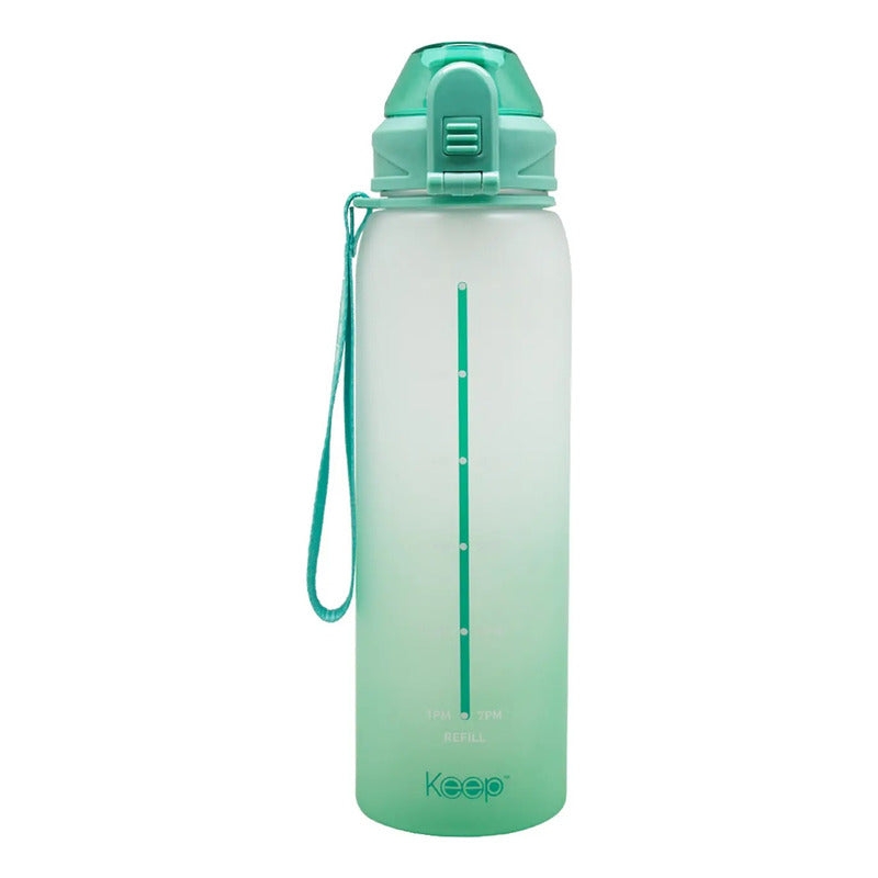 KEEP Botella Rubber 1 Litro Keep Color Turquesa | falabella.com
