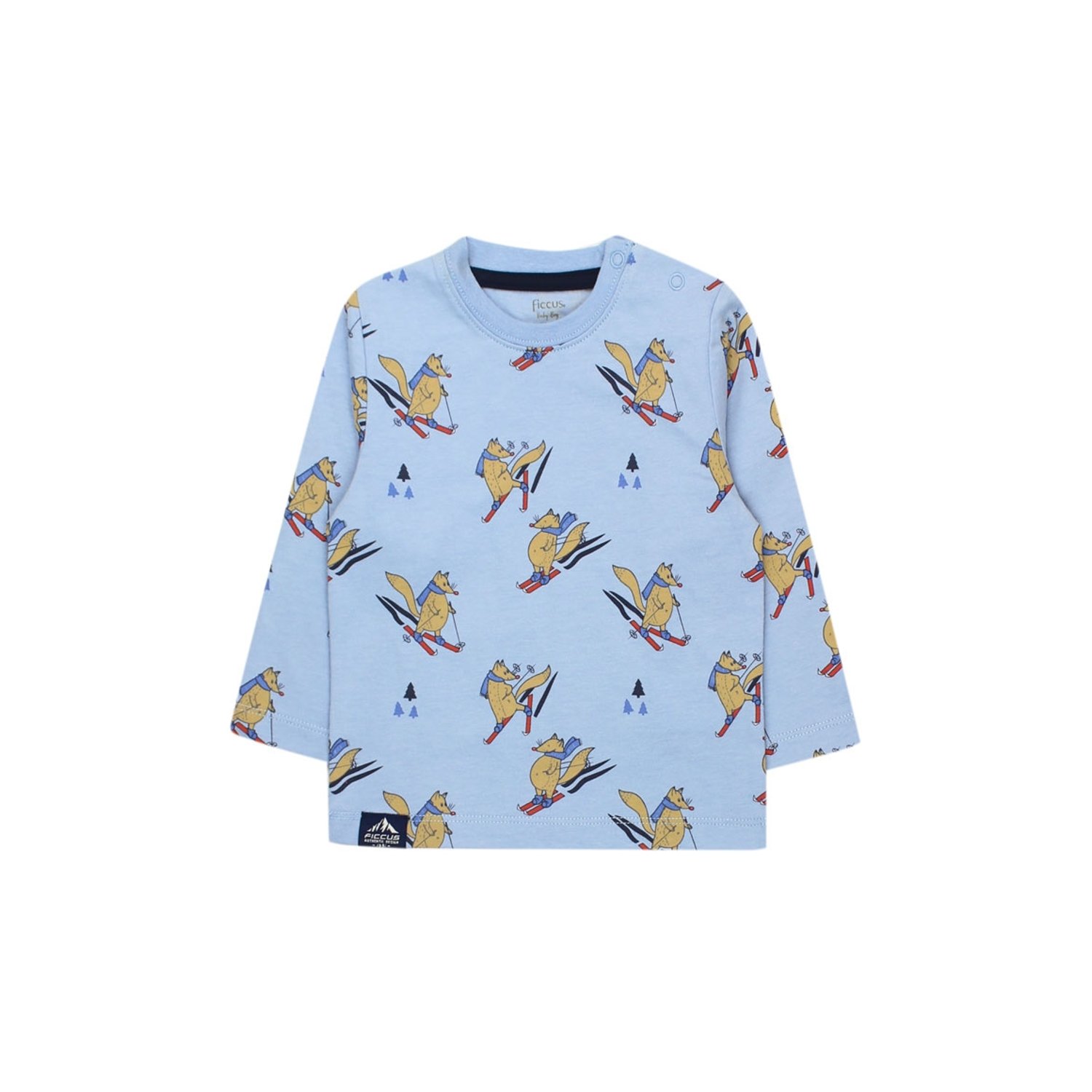 Polera celeste bebe shop