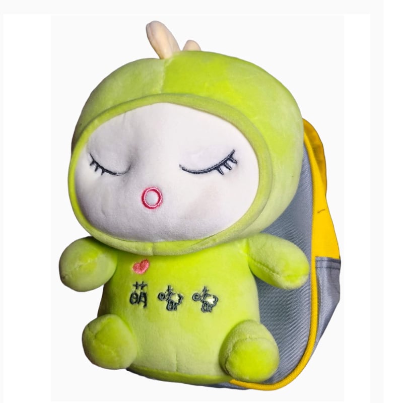 GENERICO Mochila Con Arnes De Seguridad Bebe Ninos Diseno Muneco Verde falabella