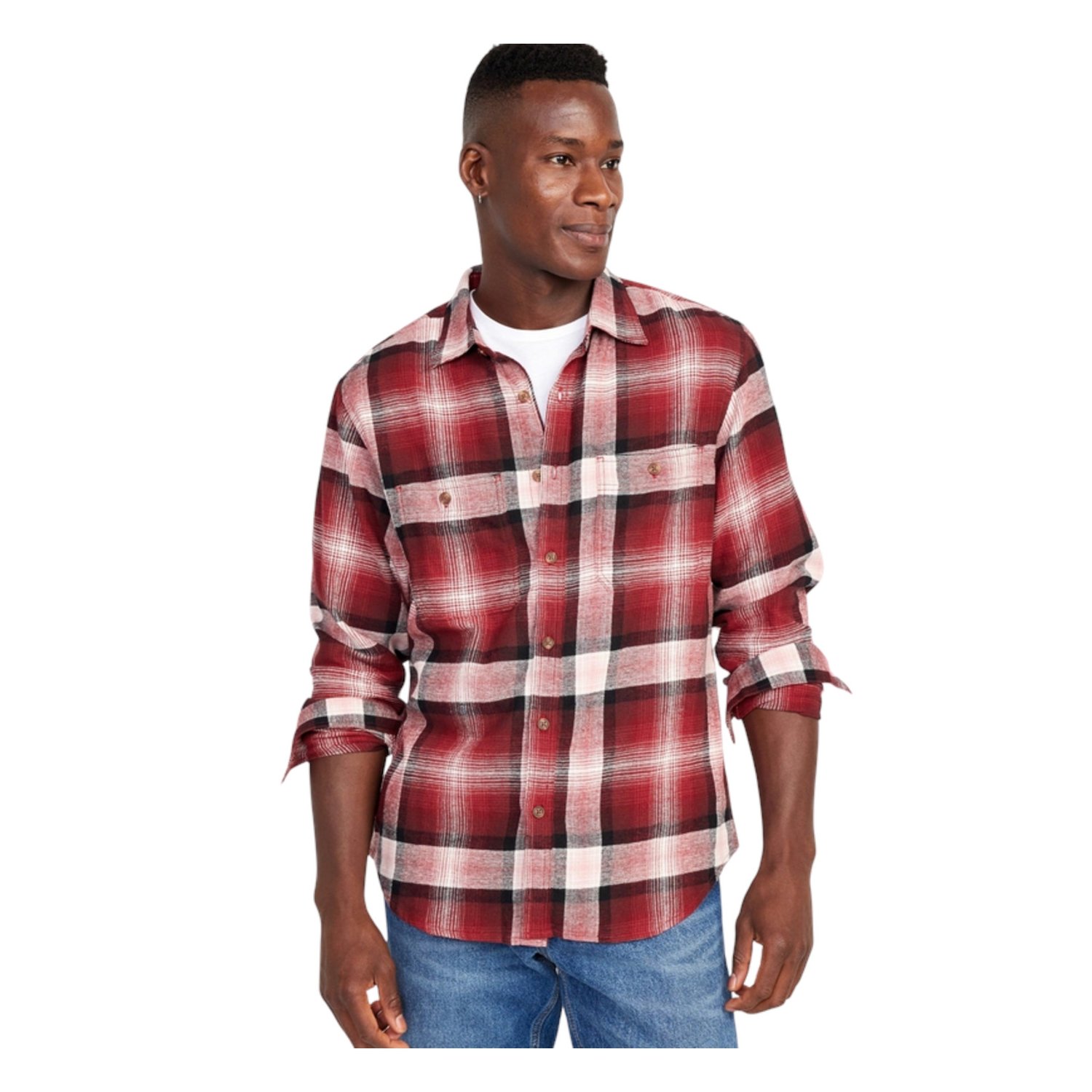 OLD NAVY Camisa Manga Larga Rojo OLD NAVY falabella