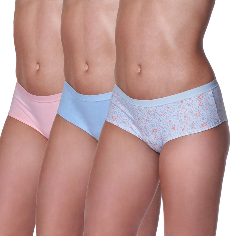 BAZIANI Pack 3 Calzones Pantaleta Algodón Lycra 20560 | falabella.com