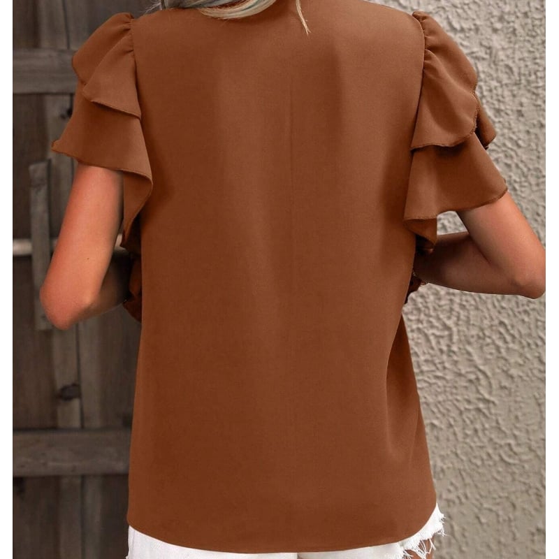 Polera cafe mujer hotsell