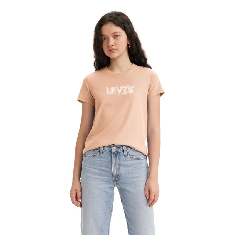 LEVIS Polera Mujer Regular Fit Lisa Logo Rosado Levis falabella