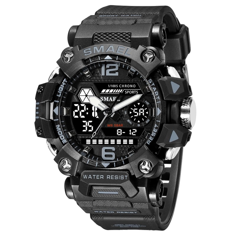 Reloj multifuncional para hombres Negro BLWOENS Linio Chile