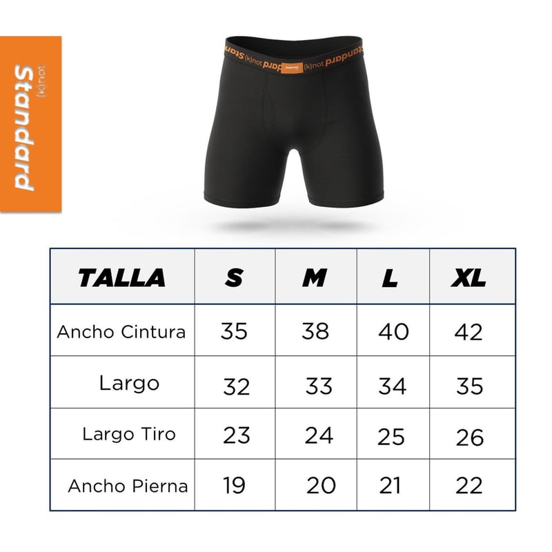 Boxer Hombre Algodon Calzoncillos Standard Pack de 3
