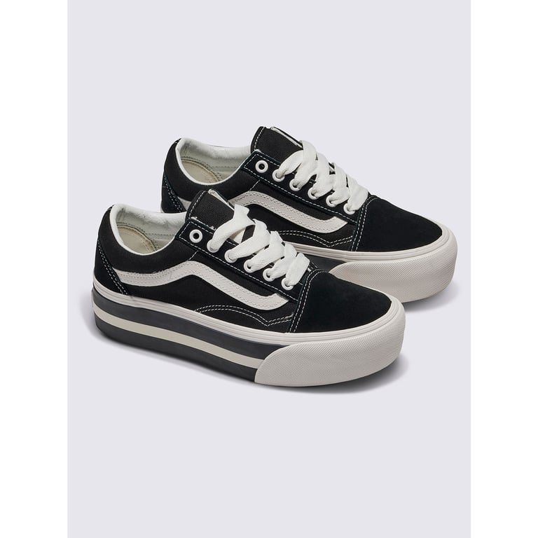 vans stacked negras