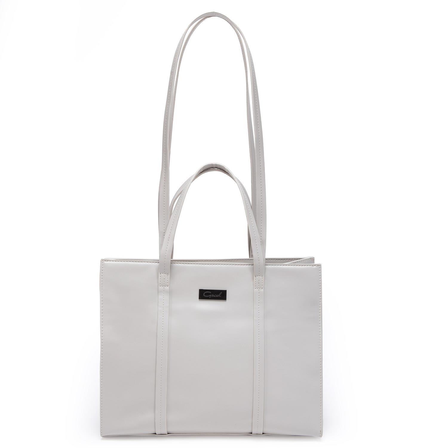 GACEL Cartera Shopping Gacel Gris falabella