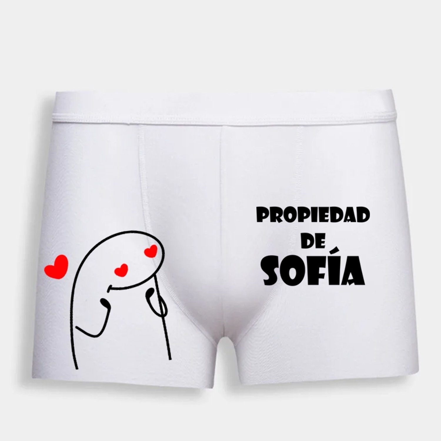 Boxer divertido Propiedad de