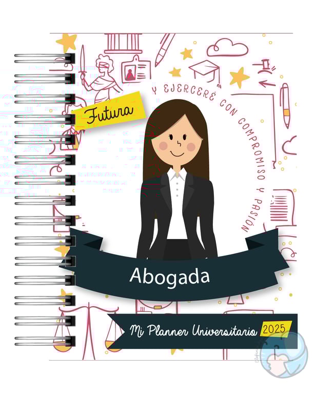 ELEFANTE AZULL Planner Universitario Abogada 2025 | falabella.com