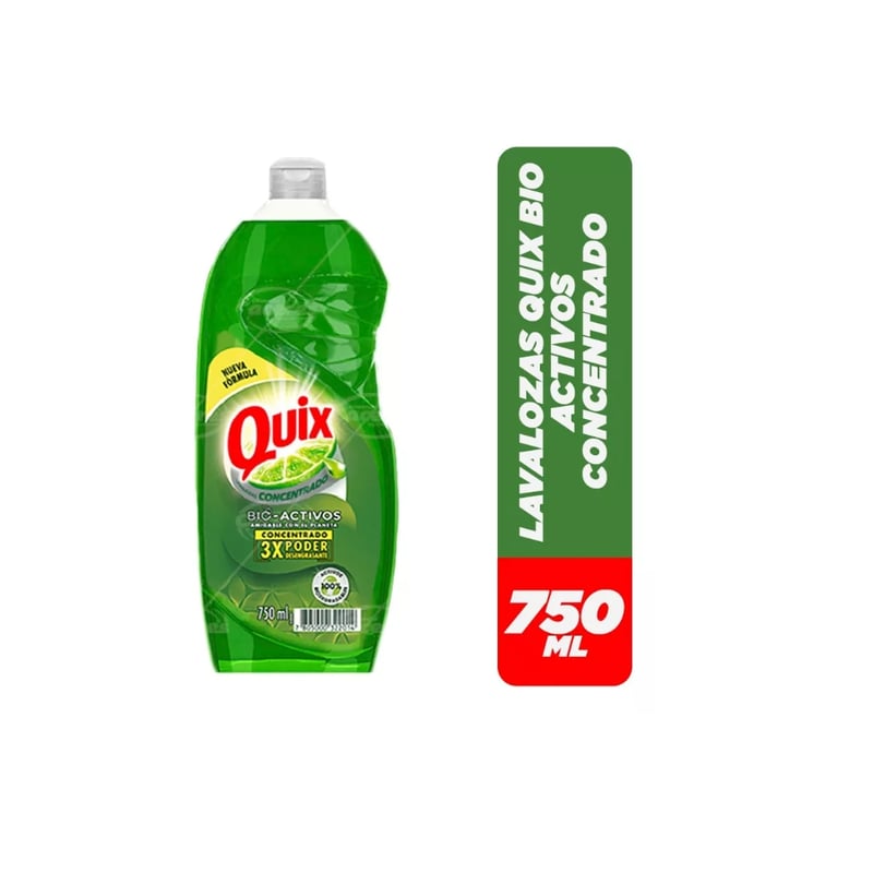 Quix Lavaloza Limón Con Bio Activos Concentrado 750ml | Sodimac - Falabella