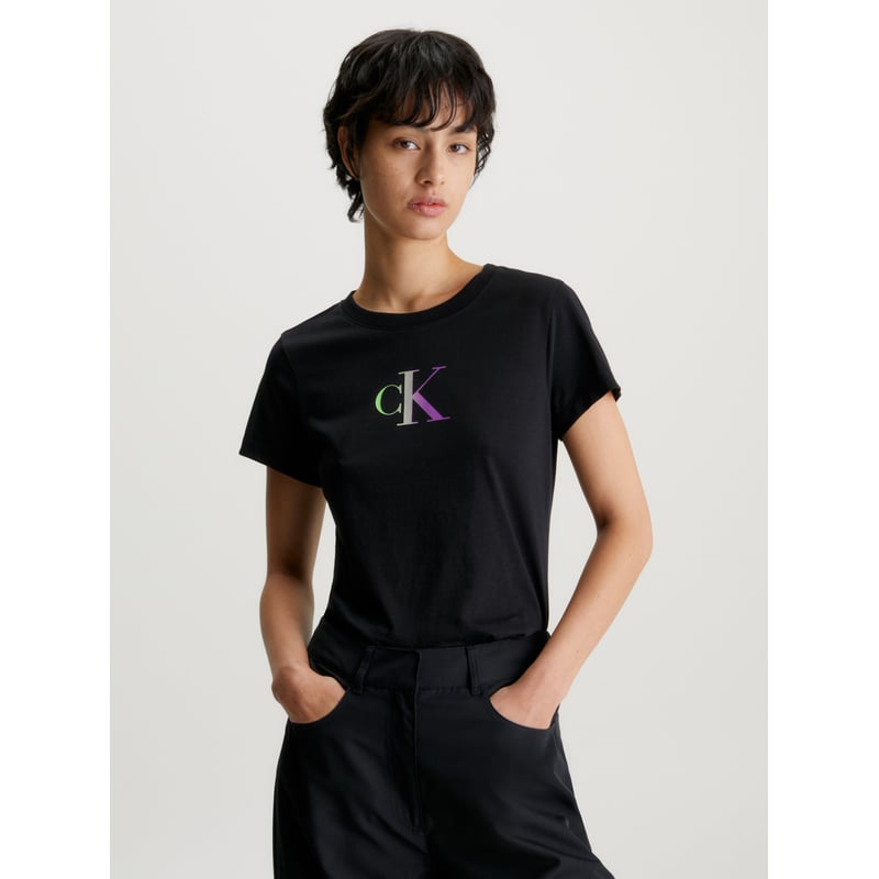 Polera Gradient Ck Negro Calvin Klein