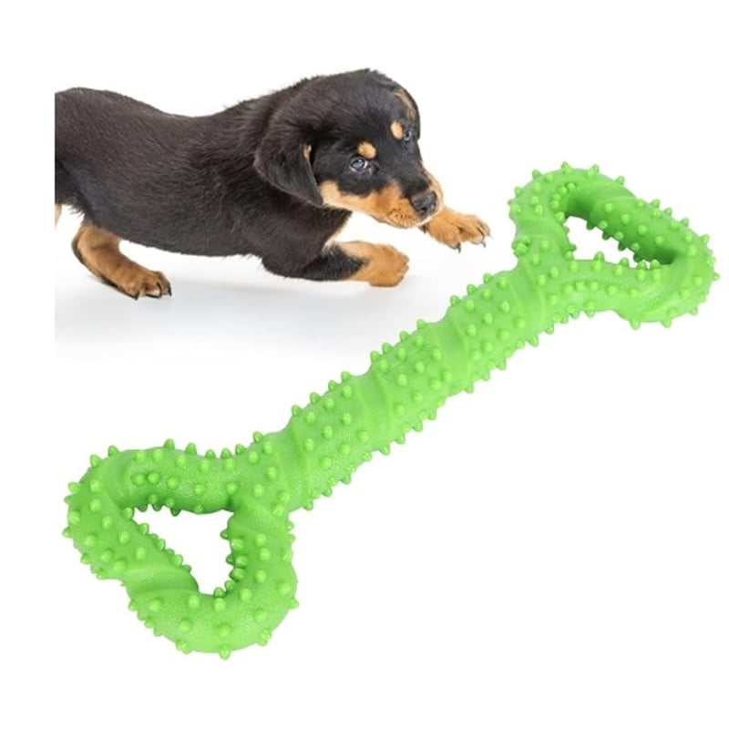 Chupete Masticable Para Perros - De Goma, Calmante Para Dentición, Dos Tamaños, Juguete Interactivo Para Interior Y Exterior