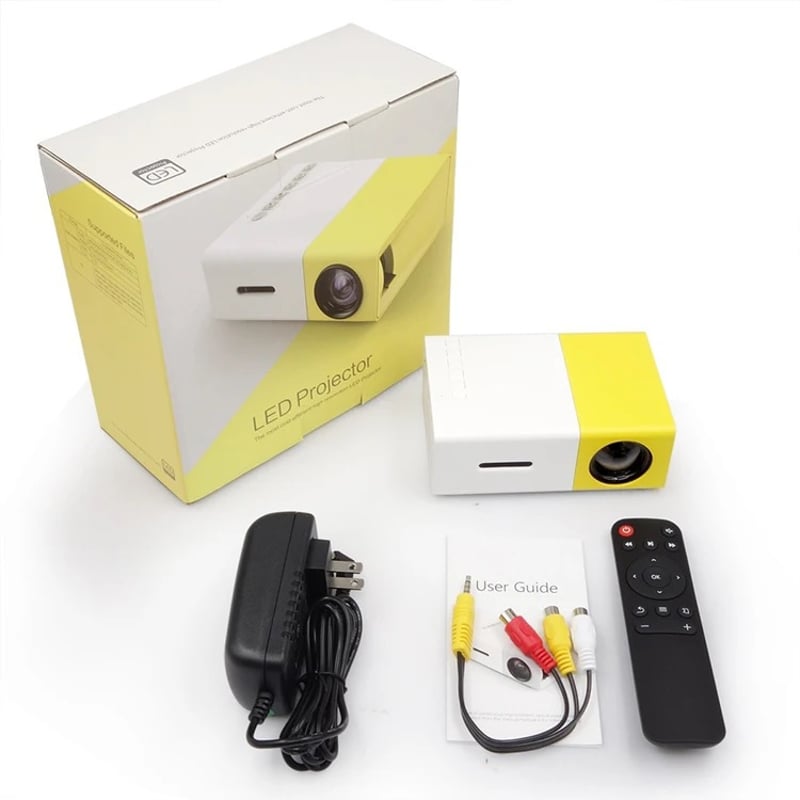 ACTUAL Proyector LED Amarillo Multimedia Alta Resolución | falabella.com
