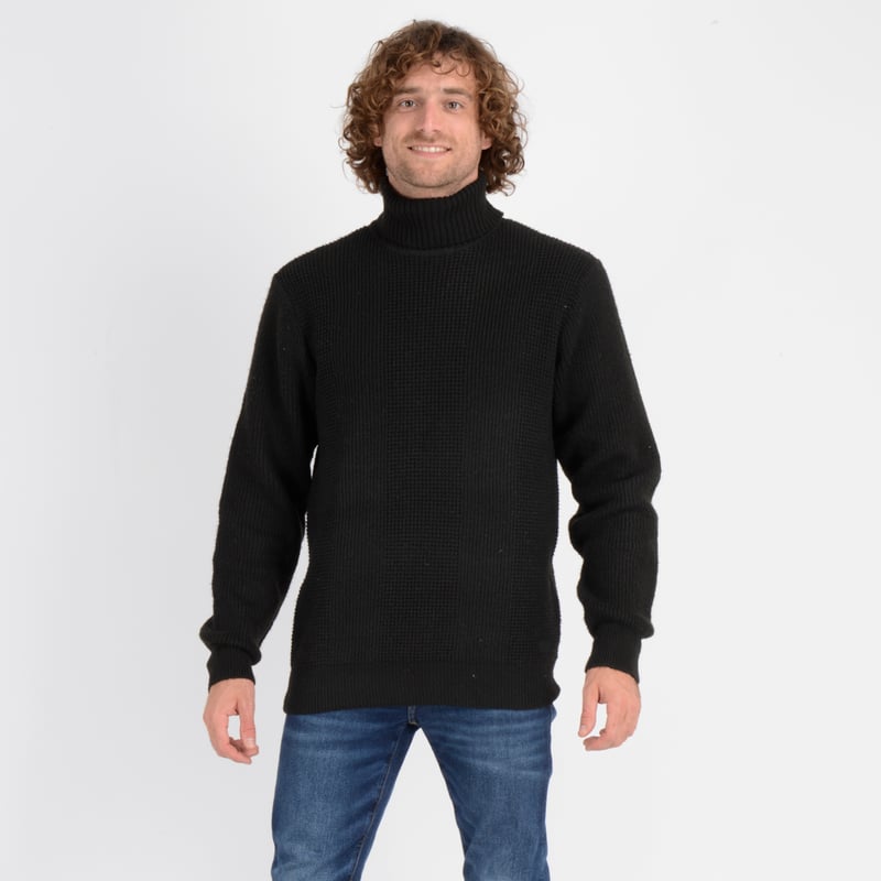 O'Neill Floyd Sweater - Lightweight Mock Neck Knit With Stripe Detailing