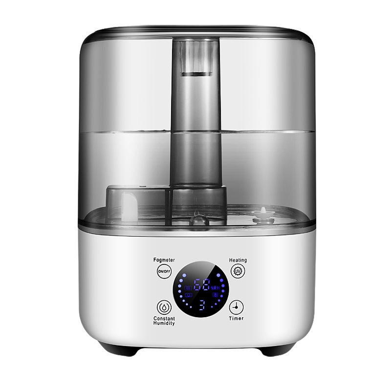 Adler AD7954 Humidificador Silencioso 1L: 100ml/h, Regulador De Intensidad, 10h Autonomía - Dorado Y Negro