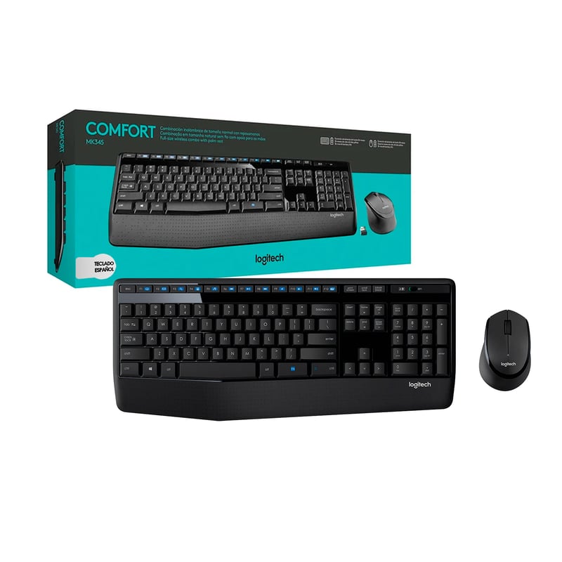 Teclado inalambrico logitech mk345 hotsell