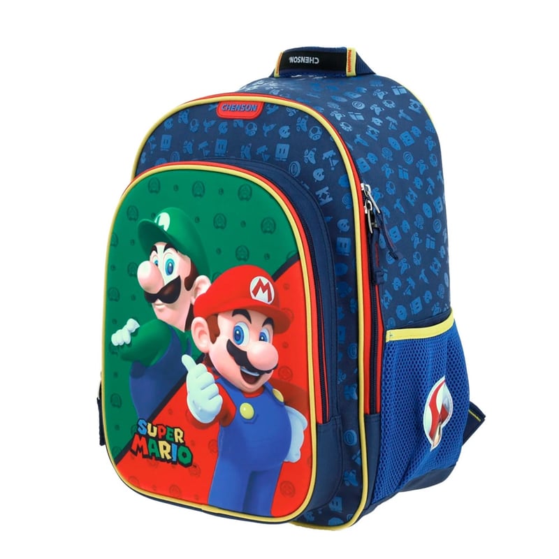NINTENDO MOCHILA NINO INFANTIL ORIGINAL MARIO Y LUIGI falabella