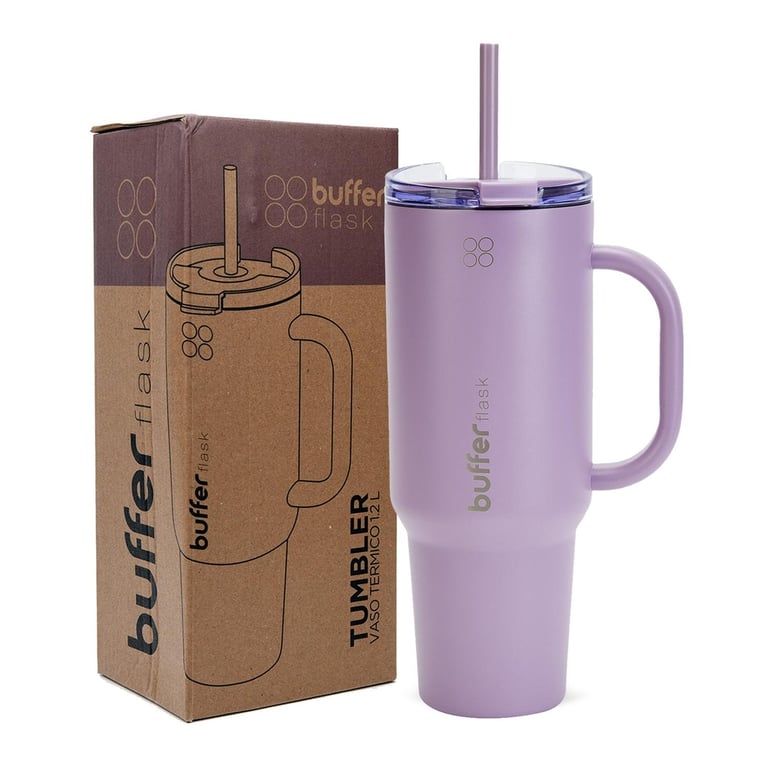 BUFFER FLASK Vaso Termico Mug Buffer 1,2 Lt Inox Frio Calor - Lavanda ...