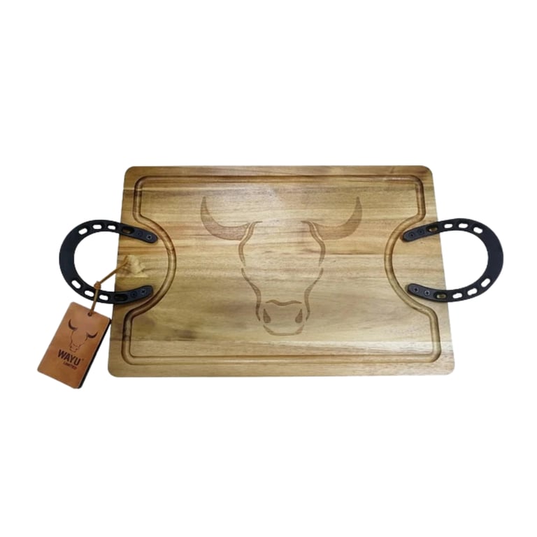 Tabla Herradura Wayu Limited Small 40x26cm Parrilla Cocina Sodimac