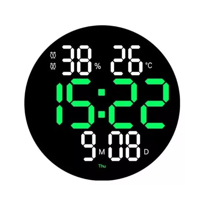 Reloj de pared led grande shop