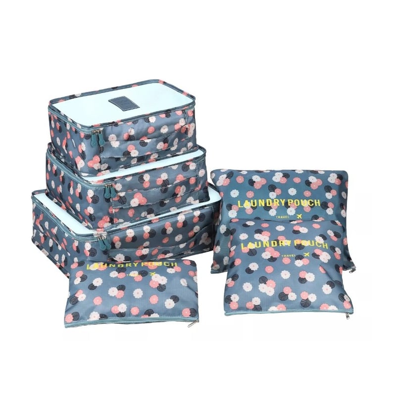 Set De 5 Bolsas Organizadoras De Viaje Vinsani - Varios Tamaños, Color Verde, Poliéster