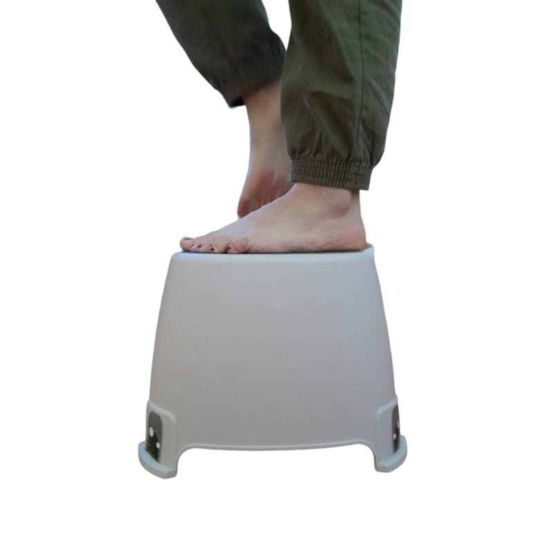 Taburete Para Inodoro Plástico Antideslizante Para Adultos Reposapiés
