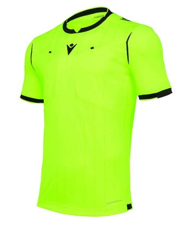 MACRON Camiseta Arbitro Macron Eklind Manga Corta Amarillo falabella
