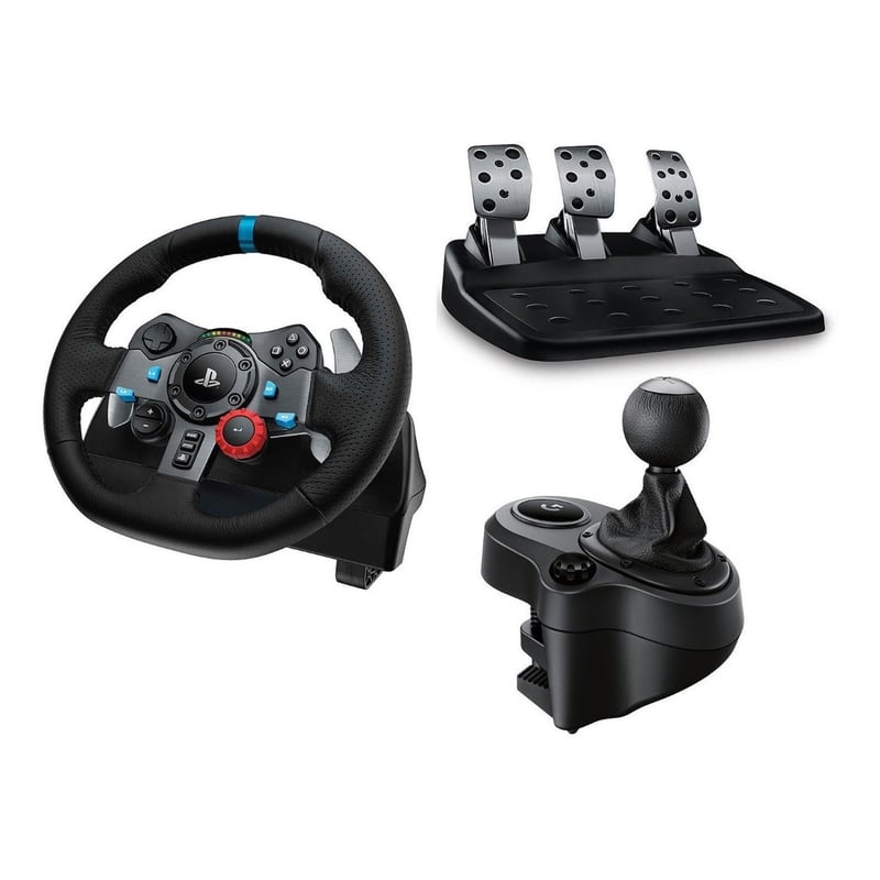 LOGITECH - Pack Volante Logitech G29 Con Pedales Y Palanca De Cambio para PS y PC