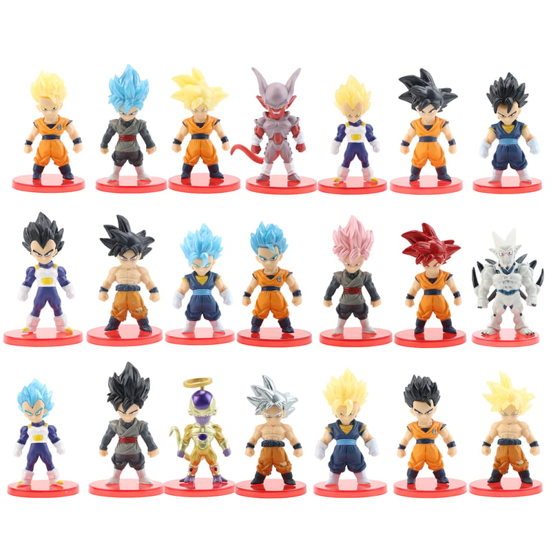 TIOZONEY 21 piezas Set figuras de acción para Dragon Ball Z | falabella.com