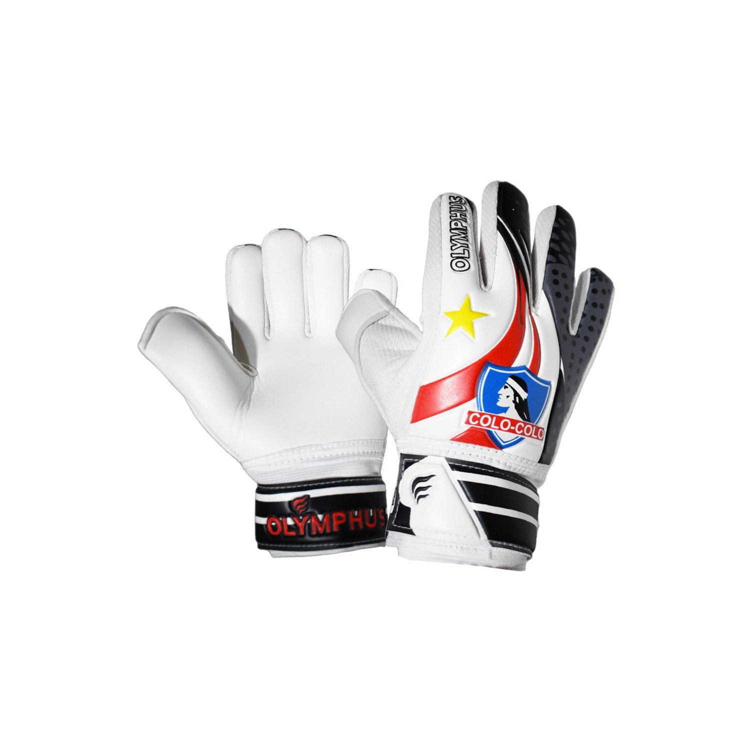 Guantes de Arquero Infantil Colo Colo Gris Olymphus OLYMPHUS