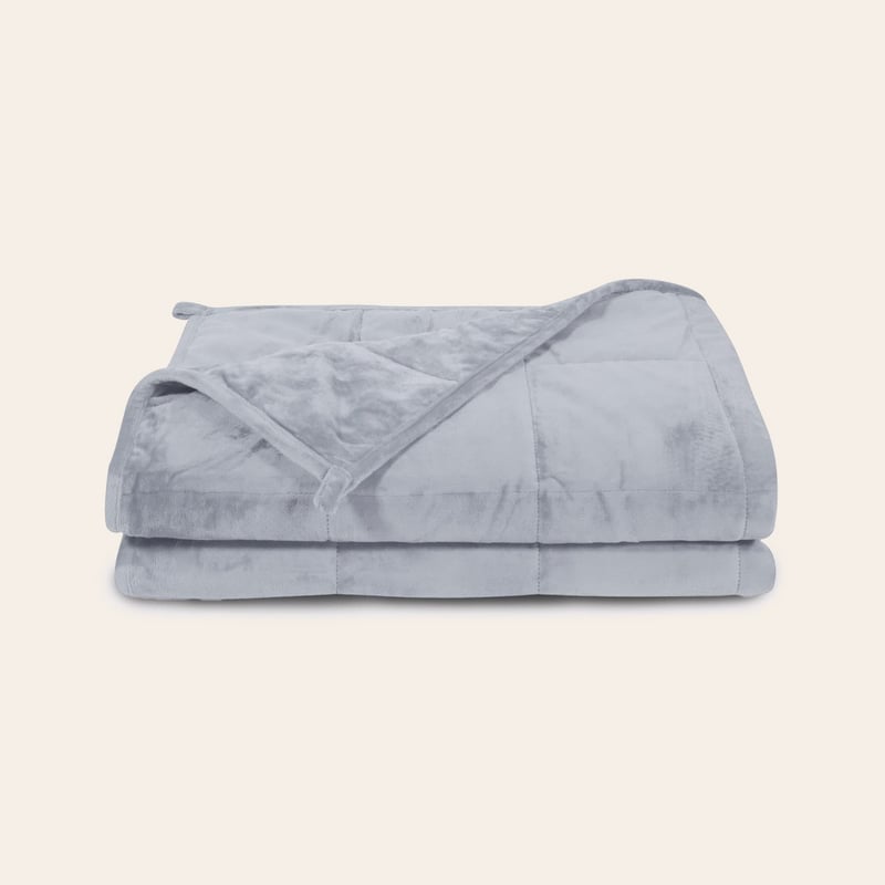 HYPNOS - Frazada Pesada - Minky - Gris - 6 Kg - Hypnos