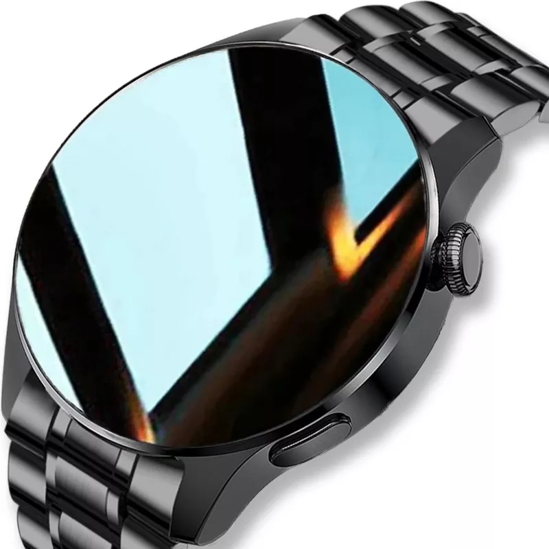 GENERICO Smartwatch Hombre Reloj Inteligente Acero Inoxidable Negra falabella