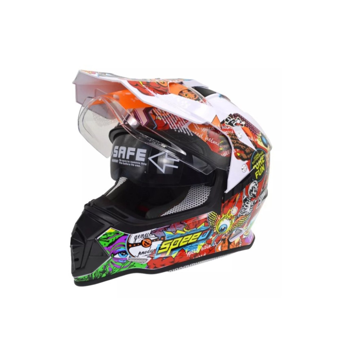 GENERICO Casco Para Moto Cross Bmx Enduro Arex falabella