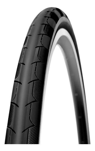 Due Pneumatici Da Bici Duro 700 X 25c &ndash; Fianco Nero/Bianco &ndash; Modello HF0187
