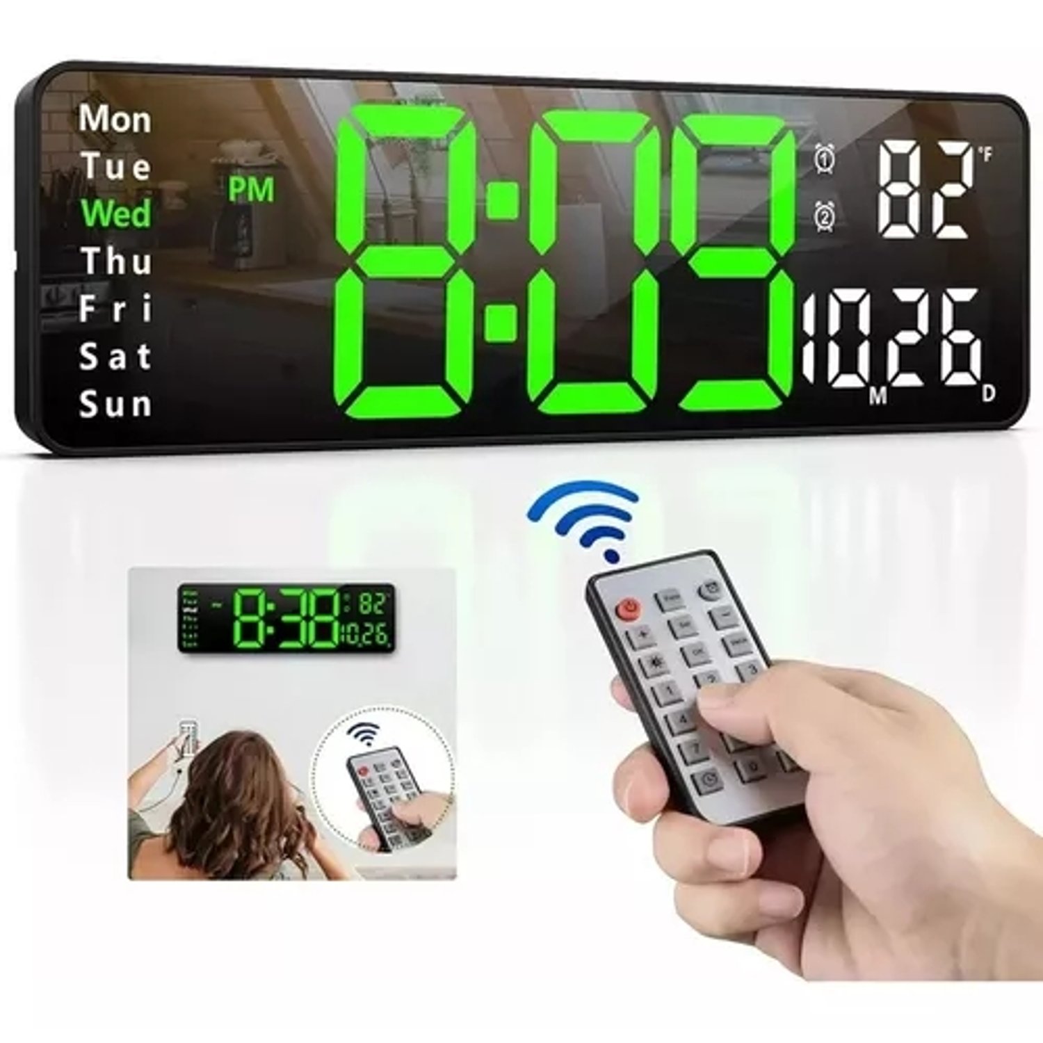 Reloj de pared digital sodimac hotsell