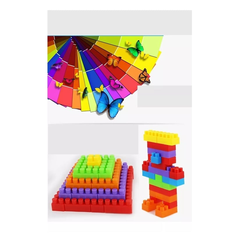 GENERICO Juego De Bloques De Construccion Para Ninos 250gramos falabella