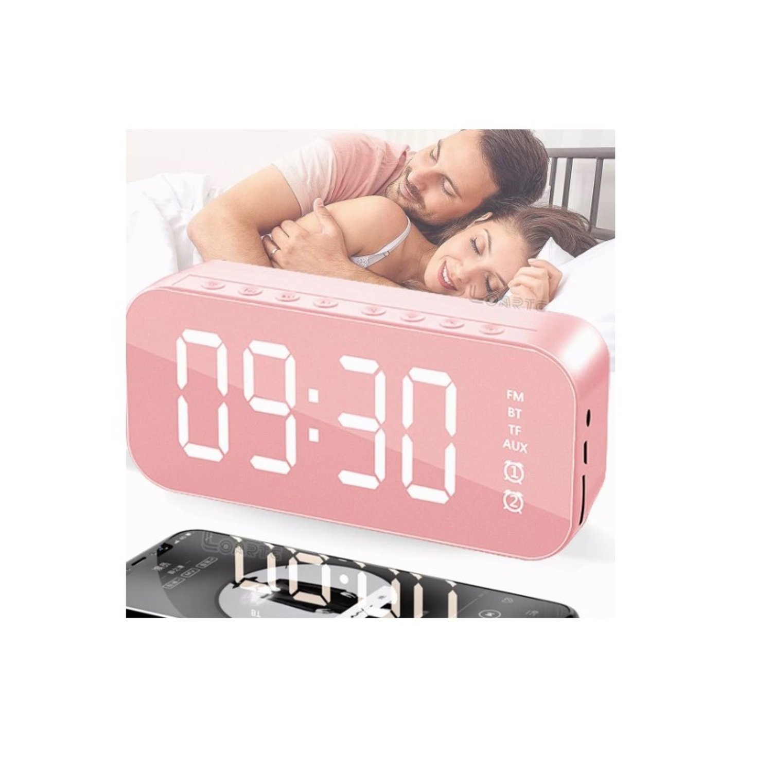 Radio reloj despertador bluetooth shop