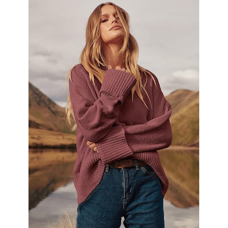 Sueter de manga larga mujer Fucsia