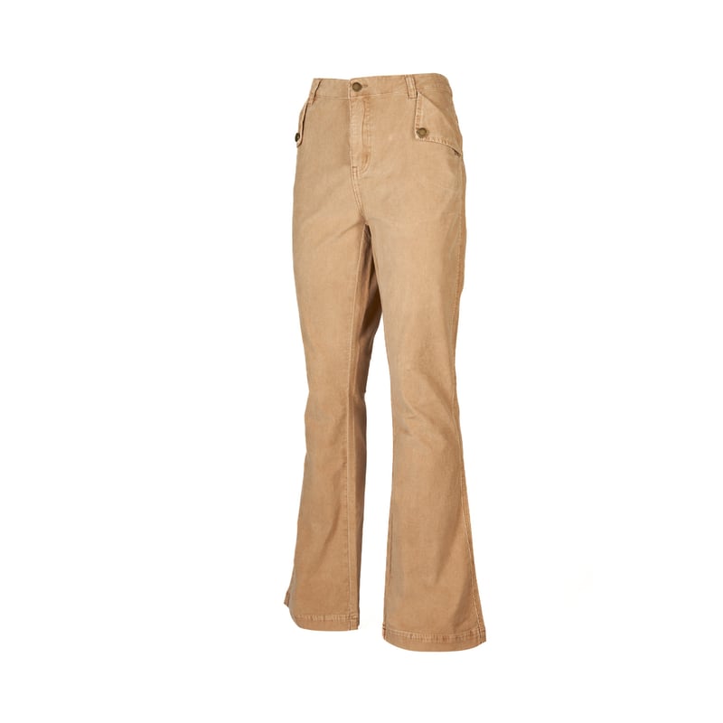 ROCKFORD - Pantalón Algodón Orgánico Mujer Alicia Verde ROCKFORD