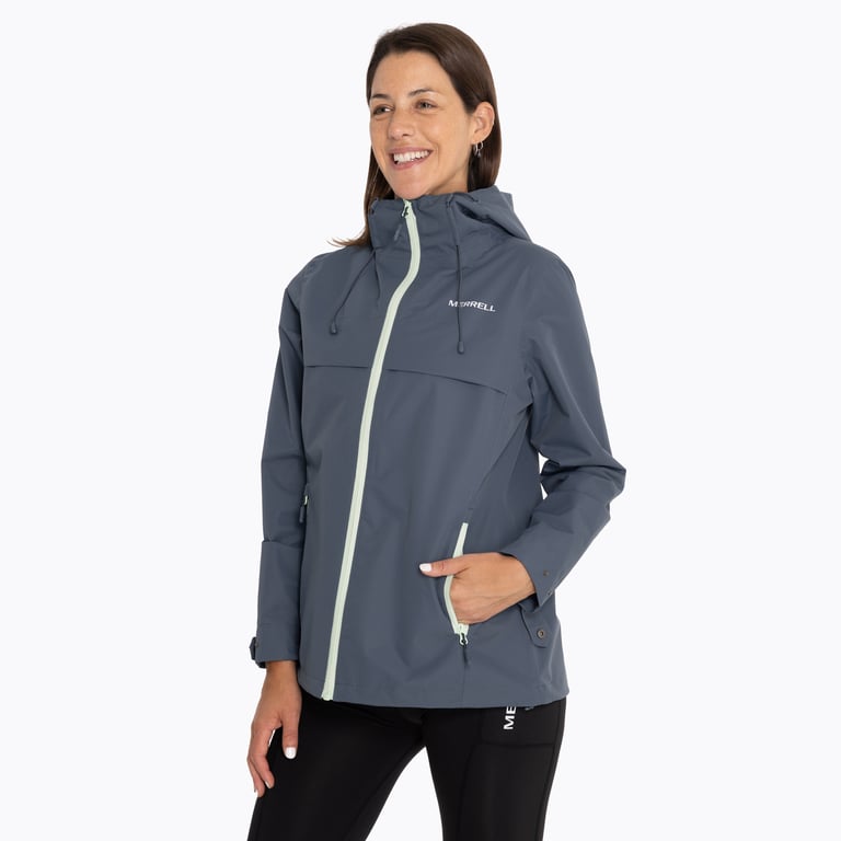 MERRELL Chaqueta Impermeable Mujer Hardshell Azul Oscur MERRELL ...