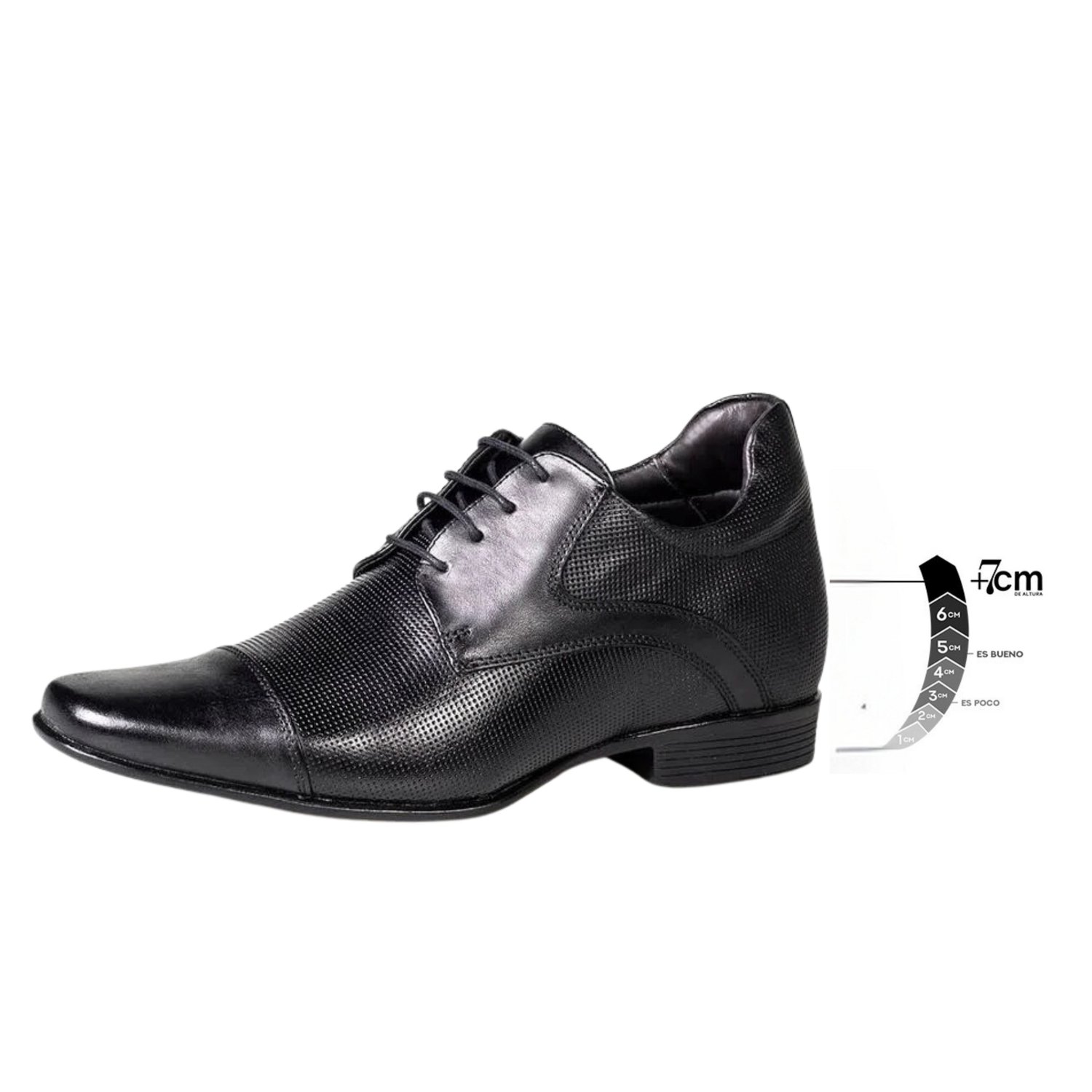 Zapato de Altura para Hombre London Negro Max Denegri 7cm MAX DENEGRI Linio Chile