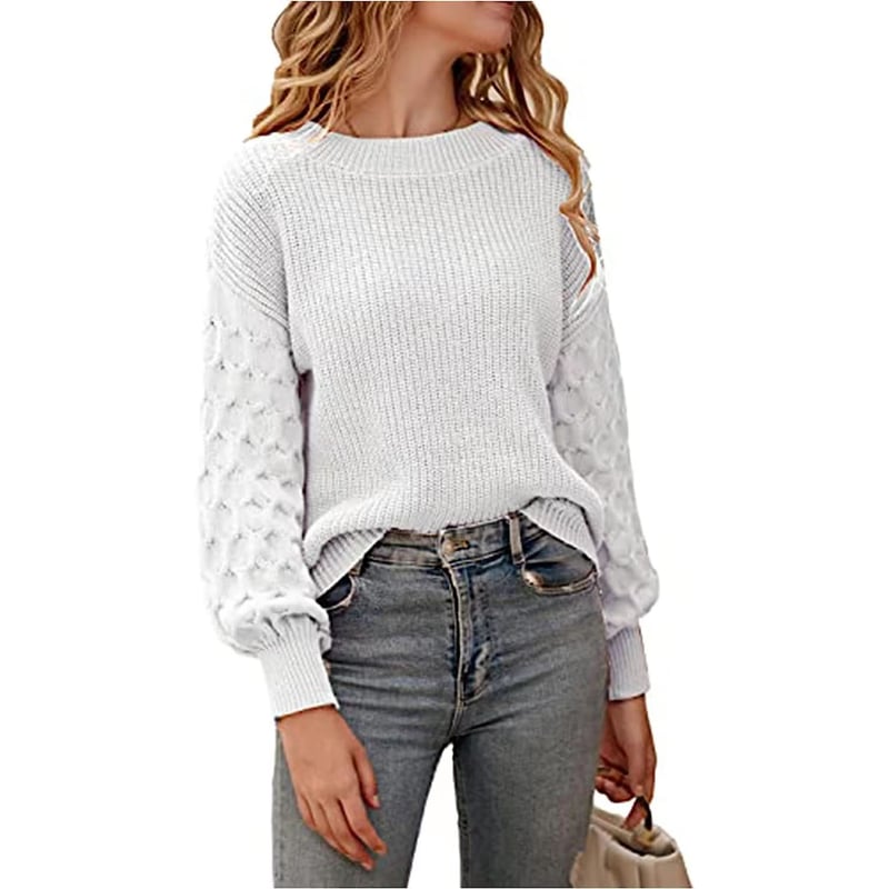 Sueter de punto para Mujer Blanco