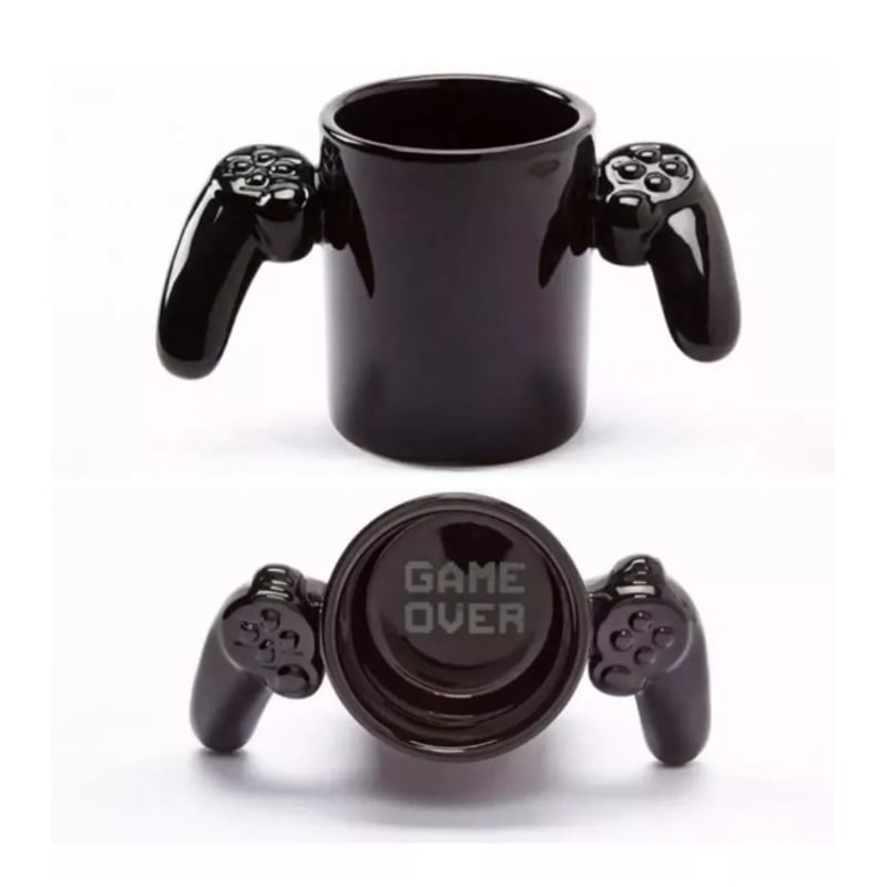 Tazza In Ceramica Game Pad 'Game Over' Con Gift Box - Capacit&agrave; 400 Ml