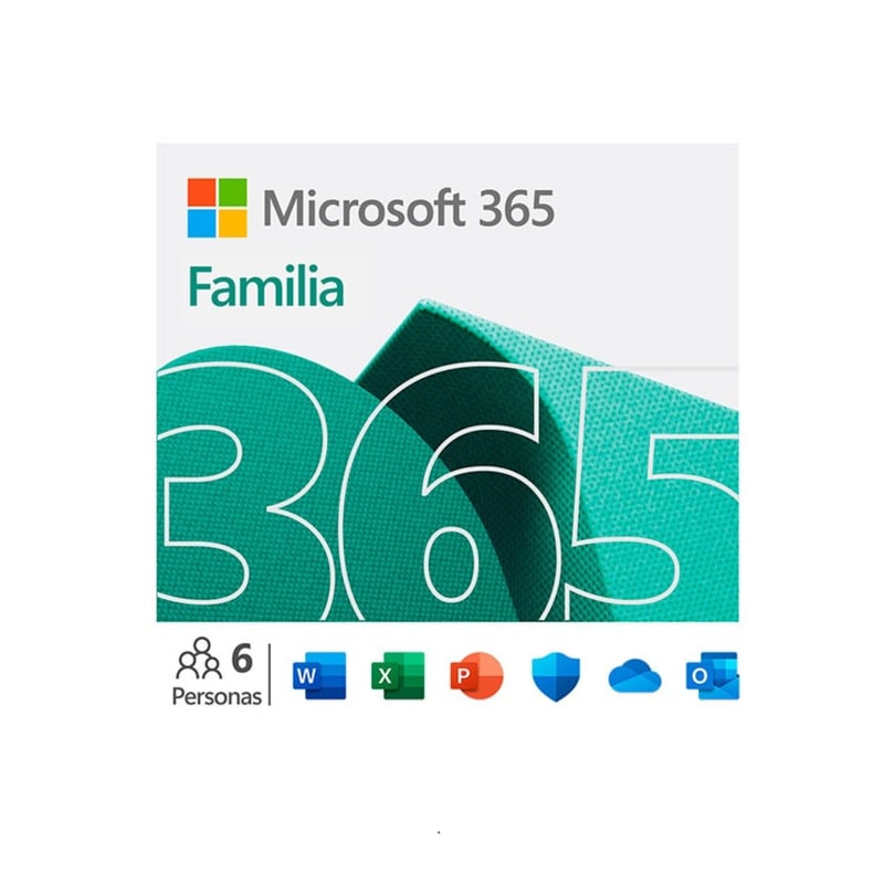 MICROSOFT Microsoft 365 Familiar 6 Usuarios 30 Equipos 1 Año - Office ...