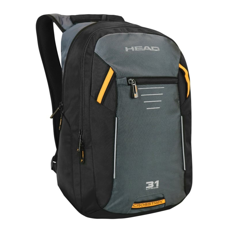 HEAD Mochila Porta Laptop Crosstrek New Negro Gris Head falabella