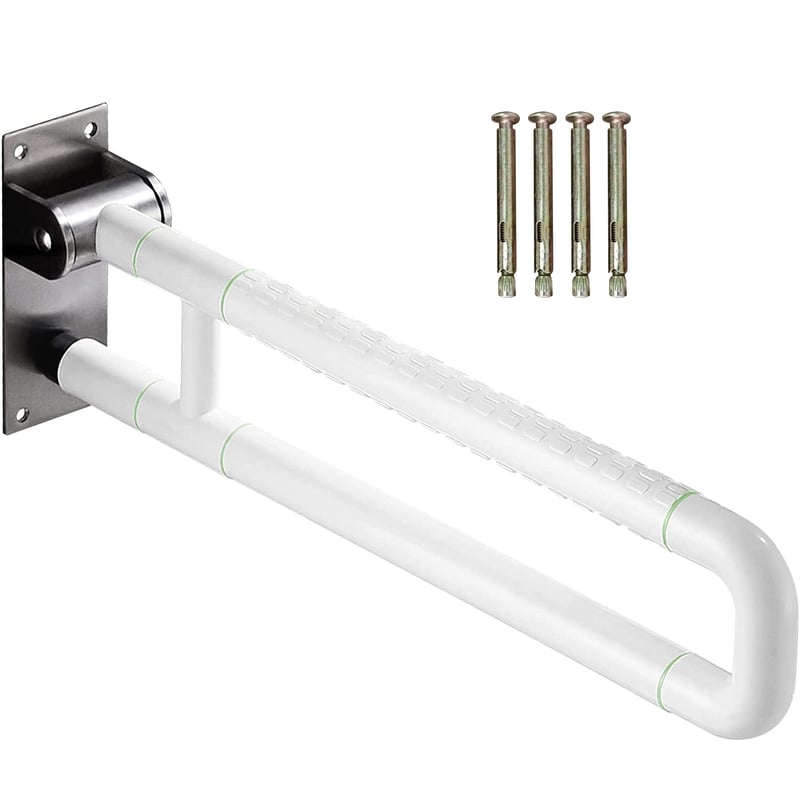 Barra De Cortina Ajustable Para Ducha O Armario - Acero Inoxidable, Soporte Giratorio 180°, Longitud 100-155 Cm