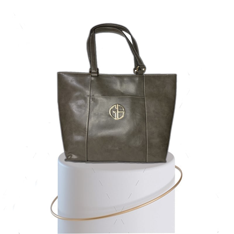 GIANI BERNINI Cartera Tote Giani Bernini Gris Topo falabella
