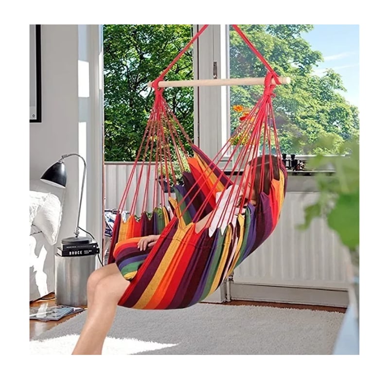 GENERICO Silla Hamaca Colgante Camping Columpio Al Aire Libre Jardin falabella